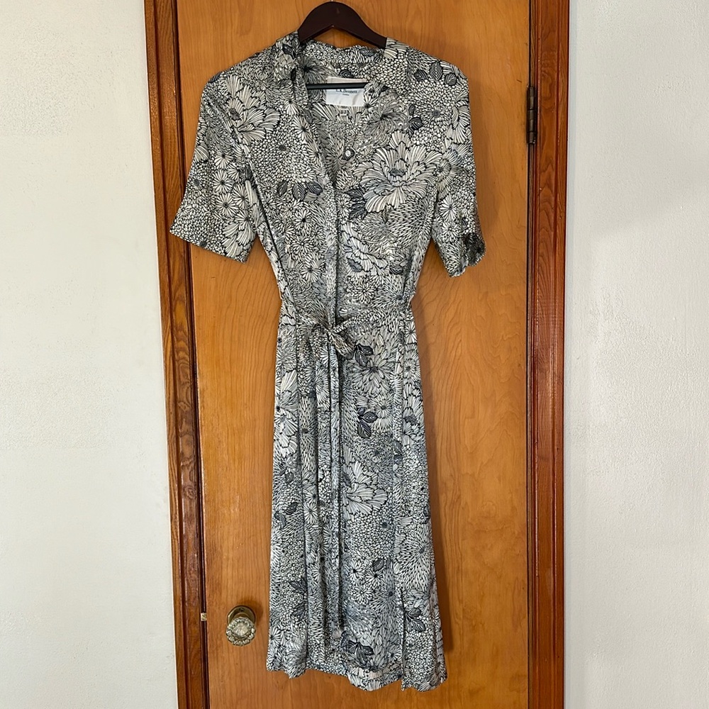 lk Bennett silk midi dress
